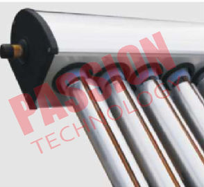 20 Tubes Heat Pipe Evacuated Tube Solar Collectors For Swimming Pool