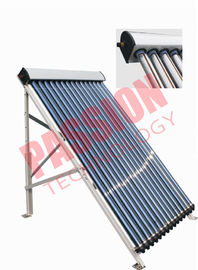 20 Tubes Heat Pipe Evacuated Tube Solar Collectors For Swimming Pool