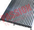 45 Degree Heat Pipe Solar Collector With Stainless Bolts Silver Manifold Color