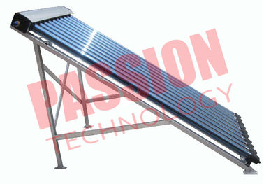 Glass Wool Heat Pipe Solar Collector 24mm Copper Condenser Flat Roof