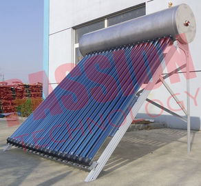 Roof Flat Solar Water Heater / Copper Pipe Solar Water Heater For Washing