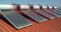 100L 250L Solar Panel Hot Water Heater , Solar Assisted Water Heater Blue Titanium