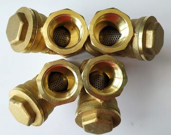 3/4" 1" 2" Copper Filter Y Strainer Valve Brass Filter Valve For Solar Water Heater