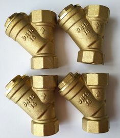 3/4" 1" 2" Copper Filter Y Strainer Valve Brass Filter Valve For Solar Water Heater