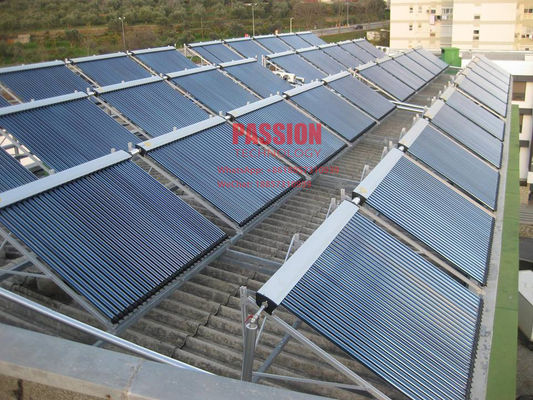 30 Tubes Pressurized Solar Collector 24*90mm Condenser Heat Pipe Solar Collector