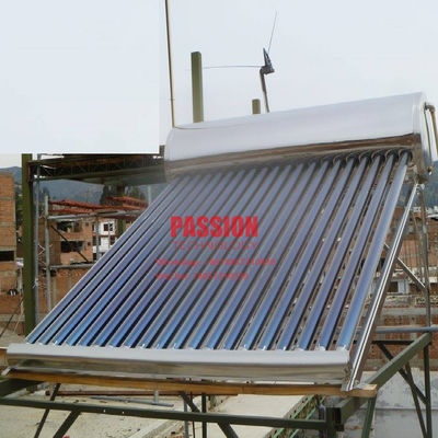 300L Non Pressure Solar Water Heater 50 Tubes Vacuum Tube Solar Thermal Collector