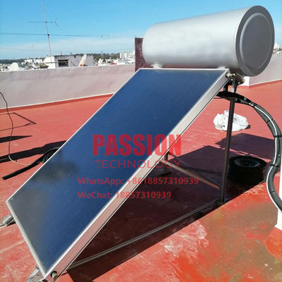 200L Blue Coating Flat Panel Sun Collector 300L Blue Titanium Solar Thermal Collector Flat Plate Solar Water Heater