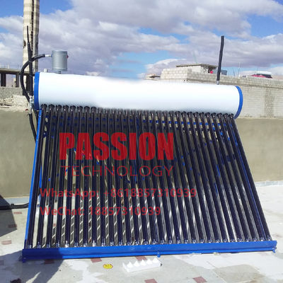 300L White Tank Solar Water Heater 200L Non Pressure Solar Geyser 304 Vacuum Tube Solar Heater Solar Collector