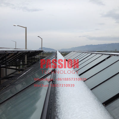 2000L Pressurized Flat Plate Solar Collector Centralized Solar Water Heater Heat Exchanger