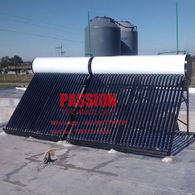 Non Pressurized Thermal Solar Water Heater With Galvanized Steel Tank And Copper Heat Pipe