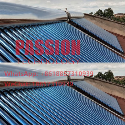 201 Stainless Steel Heat Pipe Solar Water Heating 304 Outer Tank Solar Pool Heater