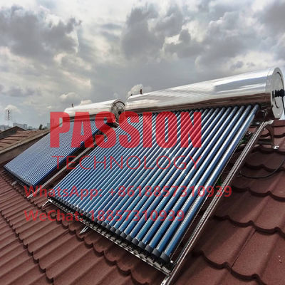 304 SS Tank Heat Pipe Solar Collector