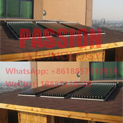 25tubes Heat Pipe Solar Collector 300L Solar Water Heater Solar Thermal Heating