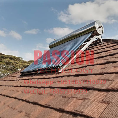 SS316 Enamel Inner Tank Solar Water Heater 300L High Pressure Solar Collector