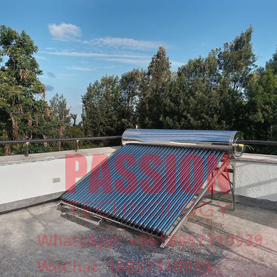 250L Presssure Solar Water Heater Rooftop 304 Stainless Solar Water Heating System