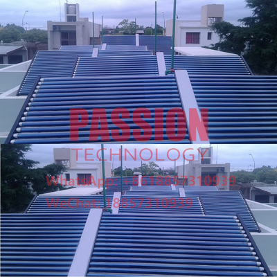 2000L Hotel Solar Water Heater Galvanized Steel Vacuum Tube Sun Heat Collector