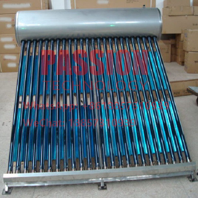 150L Non Pressure Solar Water Heater 58x1800mm Glass Tube Solar Collector