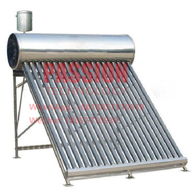 304 Stainless Steel Solar Water Heater 20tubes Glass Tube Solar Collector