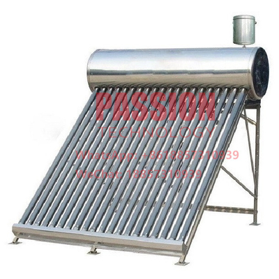 304 Stainless Steel Solar Water Heater 20tubes Glass Tube Solar Collector