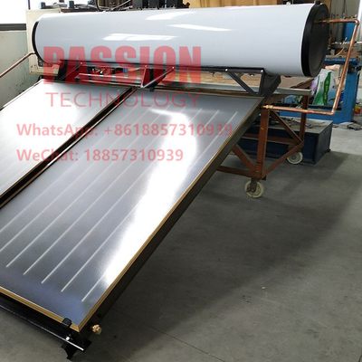 300L Flat Plate Pressurized Solar Water Heater 2m2 Blue Flat Panel Solar Collector