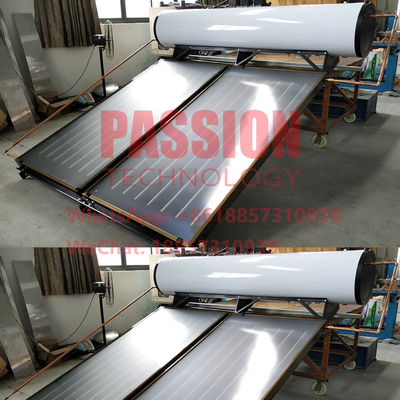 Closed Loop 300L Flat Panel Solar Water Heater Flat Plate Blue Solar Collector