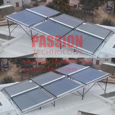 5000L Centralized Solar Water Heater Non Pressure Vacuum Tube Solar Collector Heating