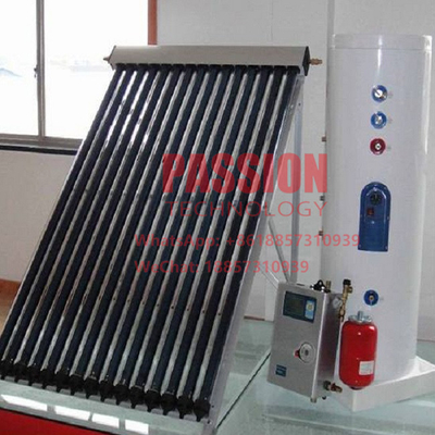 500L Split Pressurized Solar Water Heater Copper Coil 50tubes Heat Pipe Solar Collector